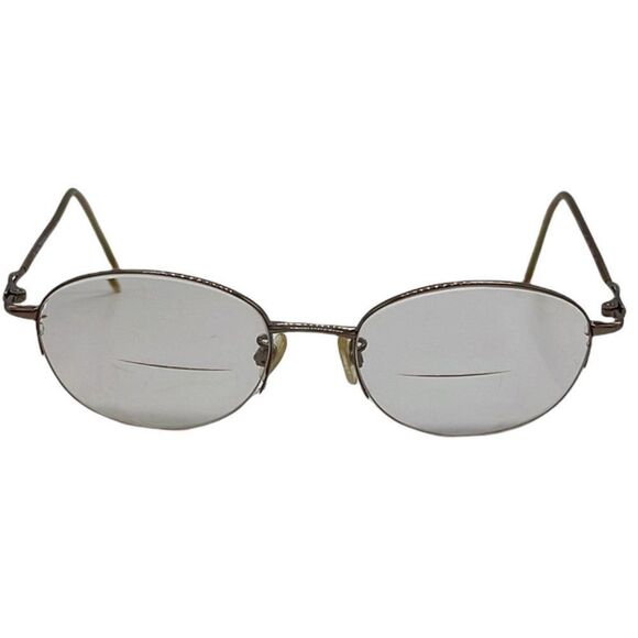 VINTAGE LUXOTTICA Titanium Eyeglass Frames Half-Rim Made in Italy NOT SU… - Picture 2 of 12